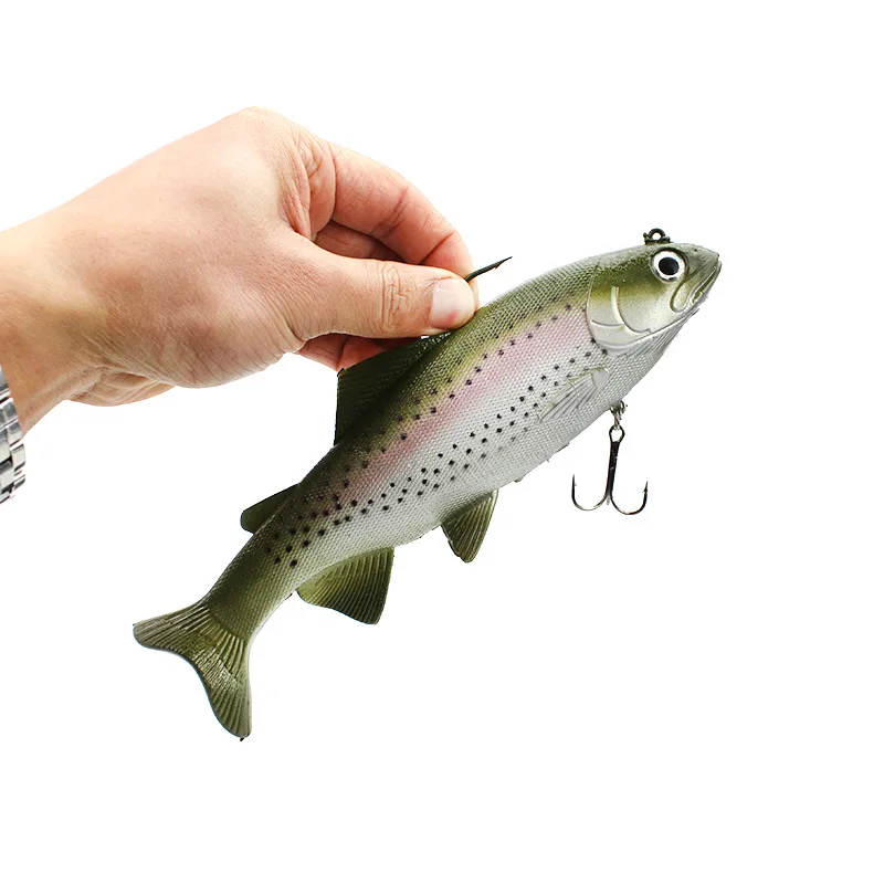 Small Size Simulate Soft Fish Lure Artificial Peche Swimbait Crank Bait Pesca 20cm 135g Sea Fishing Soft Bait, Multi color
Small Size Simulate Soft Fish Lure Artificial Peche Swimbait Crank Bait Pesca 20cm 135g Sea Fishing Soft Bait, Multi color