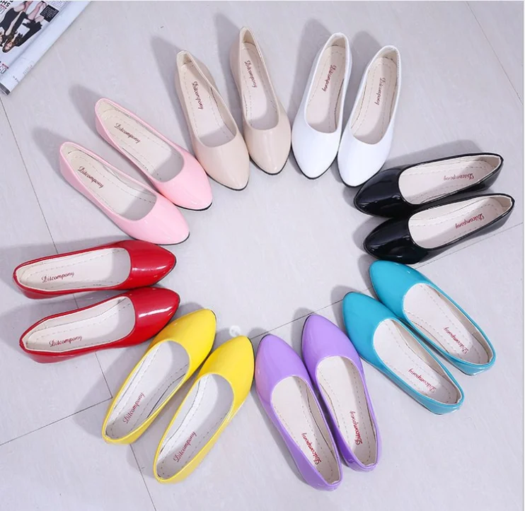 Factory Price Fashion Candy Color Classic Style Simple Ladies Flat Shoes for Women, As picture show
Factory Price Fashion Candy Color Classic Style Simple Ladies Flat Shoes for Women, As picture show
