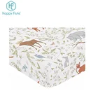 HOT SALE wholesale 100% cotton fitted organic baby crib sheets
