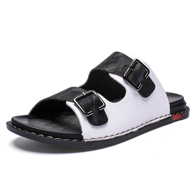 New Arrival Large Size All-match Summer Beach Sandals Anti-slip Wear-resistant Sole Men's Slippers Fashion Slides Slippers, Brown, blue, gray
New Arrival Large Size All-match Summer Beach Sandals Anti-slip Wear-resistant Sole Men's Slippers Fashion Slides Slippers, Brown, blue, gray