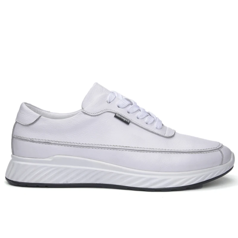 Breathable white shoes men's Korean style trendy shoes men's casual all-match sneakers, White,black
Breathable white shoes men's Korean style trendy shoes men's casual all-match sneakers, White,black
