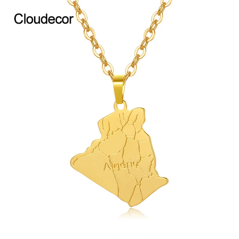 Africa Algeria Map Stainless Steel Chain Pendant Necklace Men Jewelry Chain Gold 18k Necklace Gold Stainless Steel Necklace, 18k gold
Africa Algeria Map Stainless Steel Chain Pendant Necklace Men Jewelry Chain Gold 18k Necklace Gold Stainless Steel Necklace, 18k gold