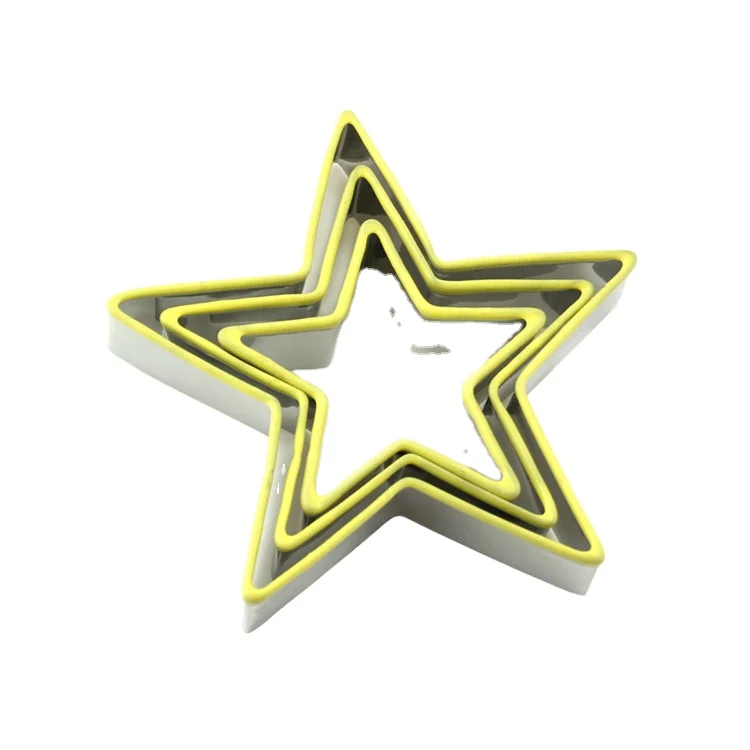 Promotion Stainless Steel Biscuits Cutter Silicone Edge Five-Pointed Star Cookie Mold DIY Baking Mold
Promotion Stainless Steel Biscuits Cutter Silicone Edge Five-Pointed Star Cookie Mold DIY Baking Mold