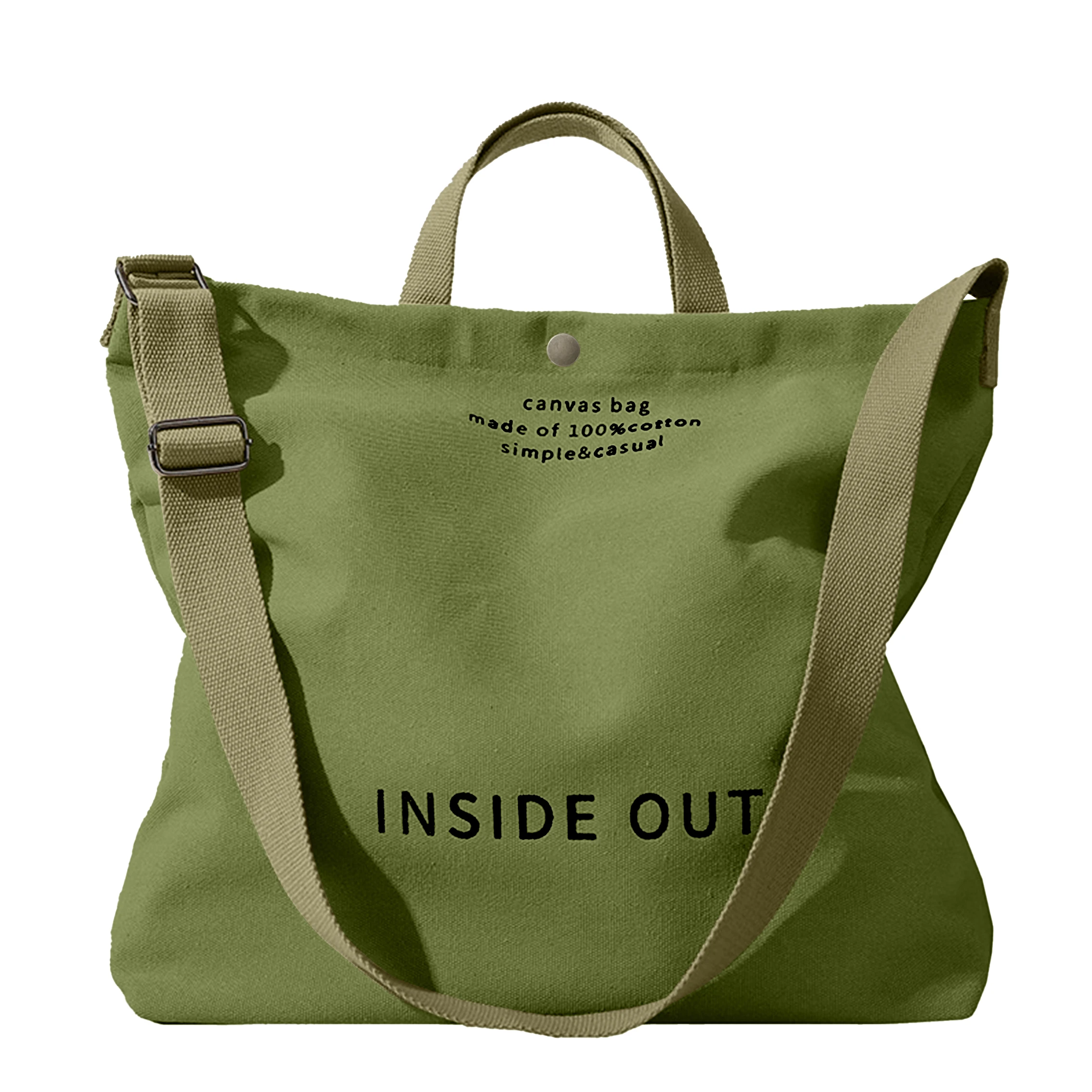 Factory Price Large Capacity Canvas Messenger Bag Shopping Crossbody Tote Bag With Zipper and Pockets
Factory Price Large Capacity Canvas Messenger Bag Shopping Crossbody Tote Bag With Zipper and Pockets