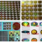 Custom Anti-Counterfeit Labels Holographic Gold Silver 3d Logo security protect hologram stickers Label Printing