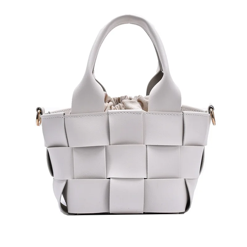 Wholesale Women Bags Handbag Small Size Woven Bucket Bag With A Cloth Pouch Inside, White, brown, black
Wholesale Women Bags Handbag Small Size Woven Bucket Bag With A Cloth Pouch Inside, White, brown, black