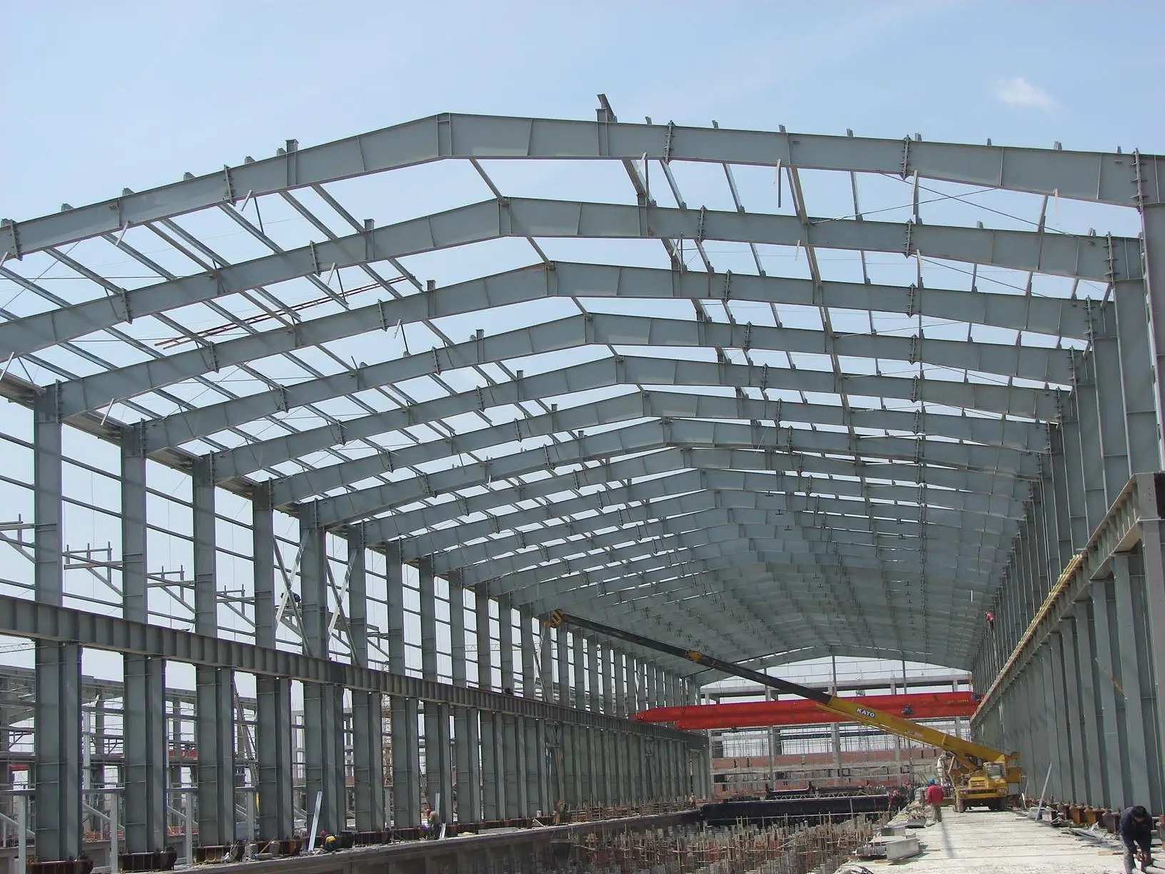 优质稳定快速组装建筑材料宽跨度多层预制轻钢结构