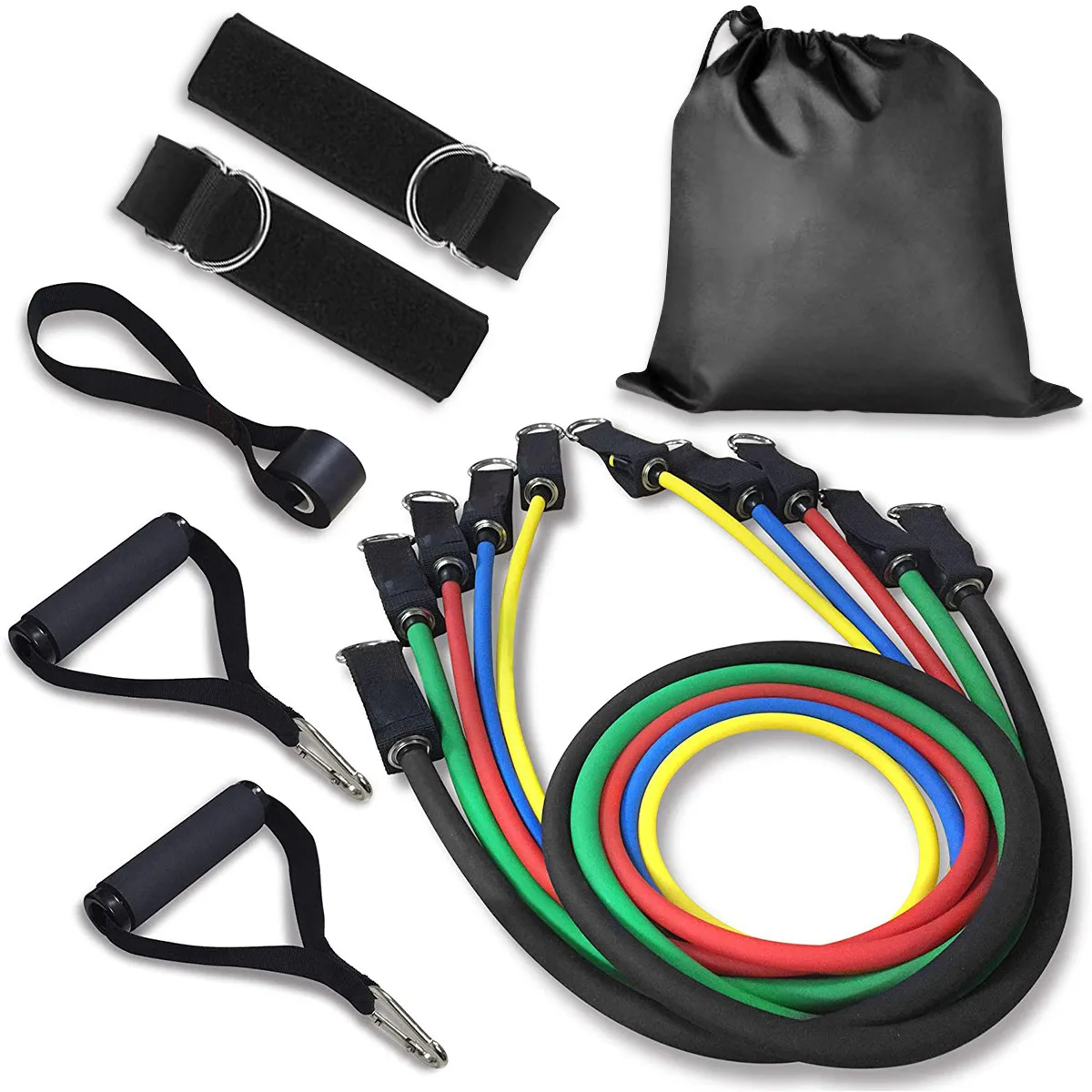 Home Gym Equipment Exercise Resistance Bands Set Fitness Stretch Training Yoga Elastic Pull Rope Exercises Workout
Home Gym Equipment Exercise Resistance Bands Set Fitness Stretch Training Yoga Elastic Pull Rope Exercises Workout