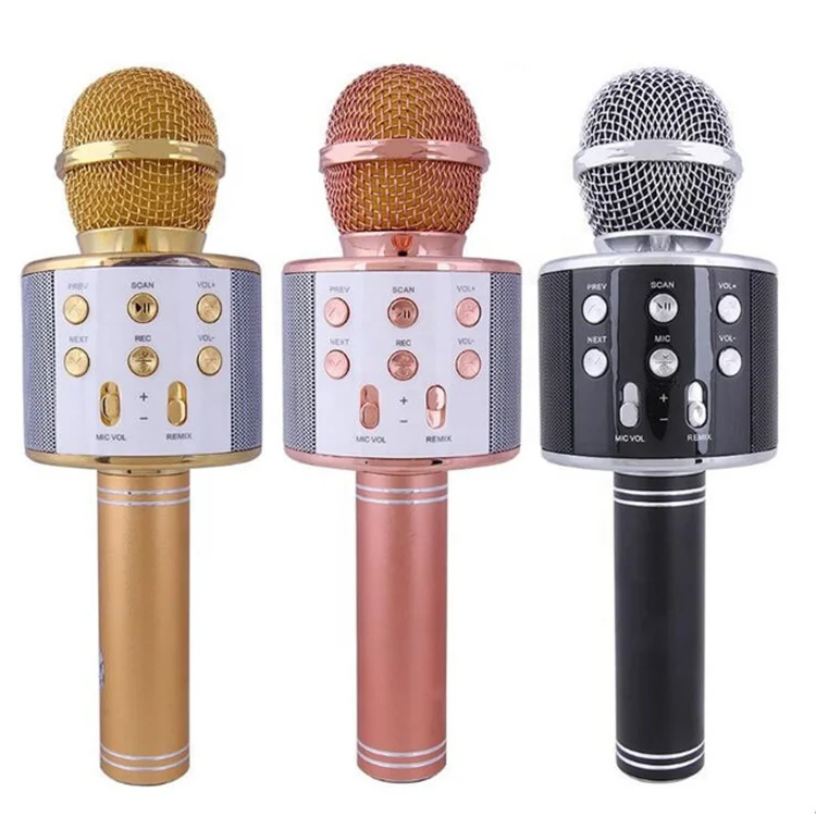 2020 WS858 Karaoke Microphone Wireless USB Karaoke Microphone Real 2200MAH TF Record Support magic sing along karaoke microphone
2020 WS858 Karaoke Microphone Wireless USB Karaoke Microphone Real 2200MAH TF Record Support magic sing along karaoke microphone