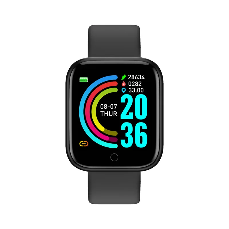 Y68 Smart Watch Sport Heart Rate Monitor Blood Pressure Fitness Tracker Bracelet D20 for Android IOS, Black white pink
Y68 Smart Watch Sport Heart Rate Monitor Blood Pressure Fitness Tracker Bracelet D20 for Android IOS, Black white pink