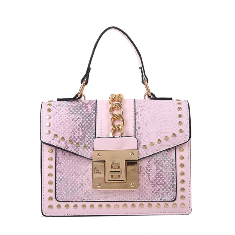 Wholesale Female Women Pu Leather Shoulder Bag Crossbody Designer Black Snake Skin Print Handbag, White,blue,pink,hot pink,black-golden,black-silver,beige
Wholesale Female Women Pu Leather Shoulder Bag Crossbody Designer Black Snake Skin Print Handbag, White,blue,pink,hot pink,black-golden,black-silver,beige