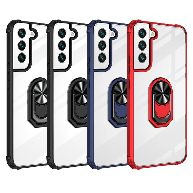 Clear Shockproof Ring Holder Mobile Phone Case For Samsung A13 A33 A53 S22 S21 Ultra Plus Fashion TPU + PC Protector Case
Clear Shockproof Ring Holder Mobile Phone Case For Samsung A13 A33 A53 S22 S21 Ultra Plus Fashion TPU + PC Protector Case
