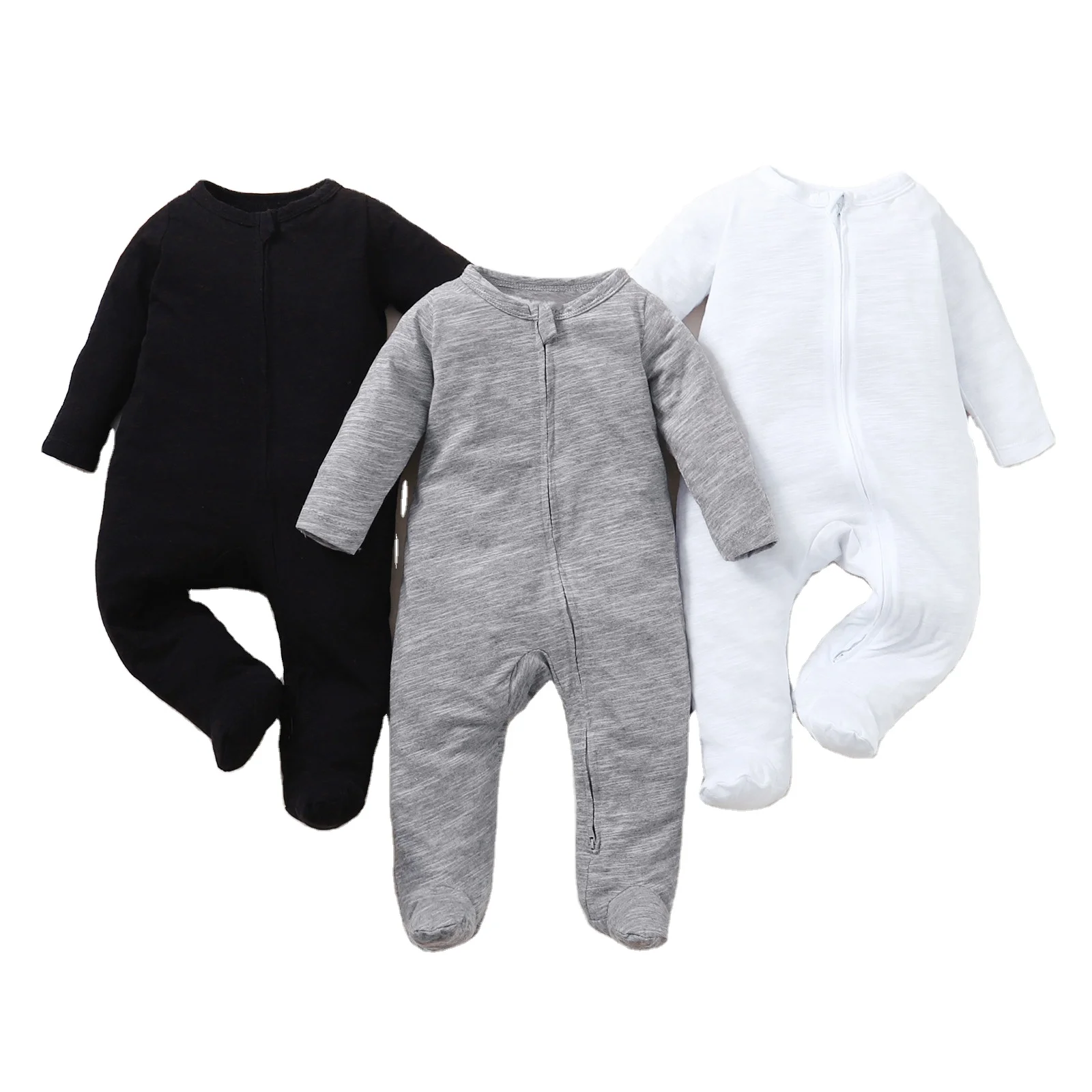 Customized Blank Color bamboo baby romper Baby Romper Clothes Kids Long Sleeve zipper with Footed Pajamas Baby Clothes, White
Customized Blank Color bamboo baby romper Baby Romper Clothes Kids Long Sleeve zipper with Footed Pajamas Baby Clothes, White
