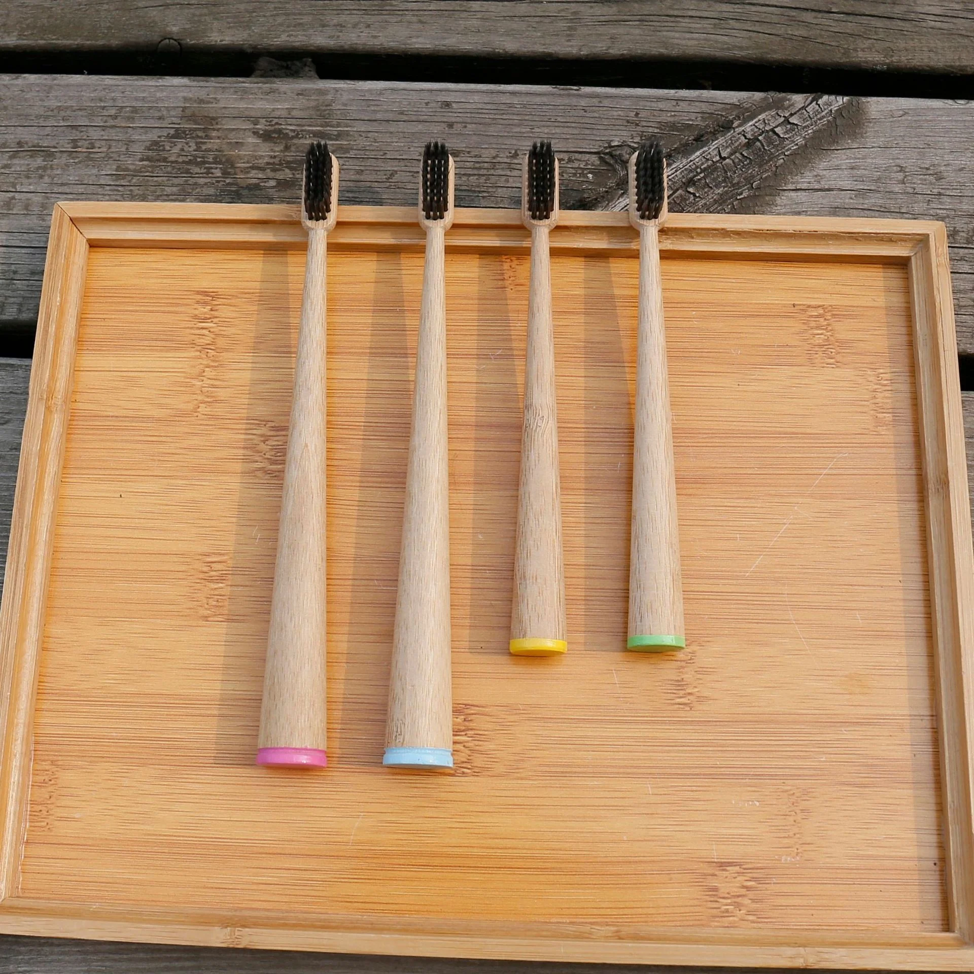 BPA free Wholesale custom wooden case eco friendly soft travel 100% biodegradable Self Standing toothbrush bamboo, Natural bamboo color
BPA free Wholesale custom wooden case eco friendly soft travel 100% biodegradable Self Standing toothbrush bamboo, Natural bamboo color