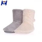 Sequins Indoor Winter Boots Cute Fur Slipper Boots with Balls