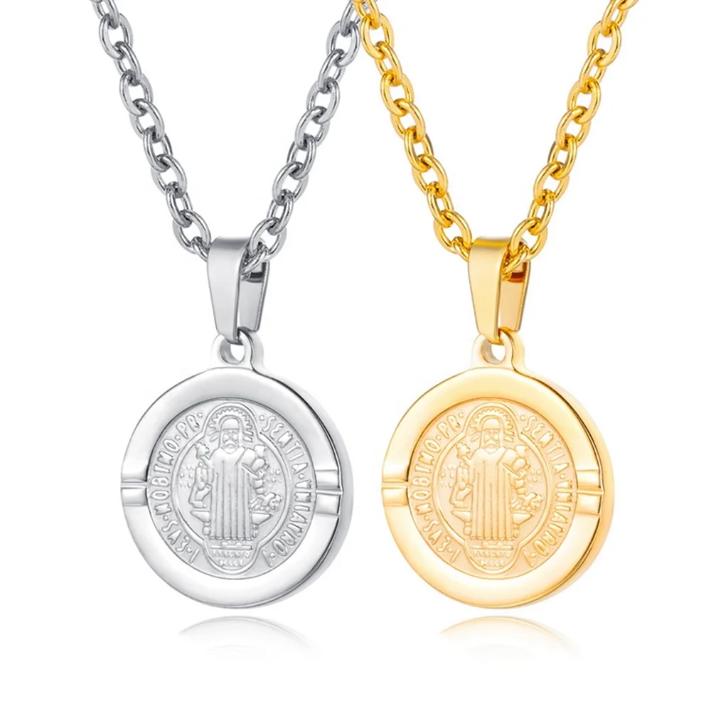 MECYLIFE 2020 Stainless Steel Christian Coin Necklace Fashion Jesus Necklace Minimalist Jesus Pendant, Steel,gold
MECYLIFE 2020 Stainless Steel Christian Coin Necklace Fashion Jesus Necklace Minimalist Jesus Pendant, Steel,gold