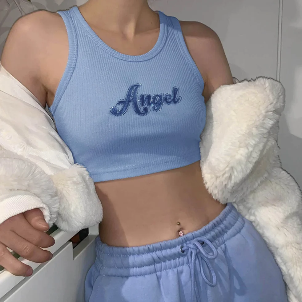 Indie Aesthetics Angel Diamond Straped Brown Tops Y2K Vintage U-neck Sleeveless Tank Top 90s Streetwear Outfits Slim #0858
Indie Aesthetics Angel Diamond Straped Brown Tops Y2K Vintage U-neck Sleeveless Tank Top 90s Streetwear Outfits Slim #0858