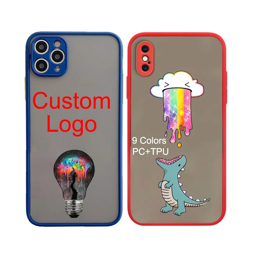 Slim Shock Absorption 2 in 1 PC+TPU Custom Logo Mobile Phone Pouch Case For iPhone 11 12 Pro Max Xs XR 6s 7 8 Plus SE2, 9 colors
Slim Shock Absorption 2 in 1 PC+TPU Custom Logo Mobile Phone Pouch Case For iPhone 11 12 Pro Max Xs XR 6s 7 8 Plus SE2, 9 colors