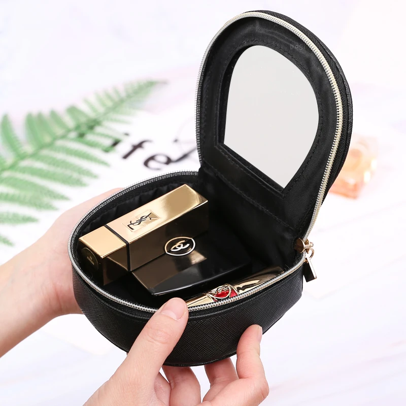 Wholesale Luxury Private Label lipstick box custom cosmetic travel pouch portable mini make-up bag with mirror on hand
Wholesale Luxury Private Label lipstick box custom cosmetic travel pouch portable mini make-up bag with mirror on hand