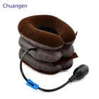 Best selling air pump cervical collar inflatable cervical neck traction fixation device