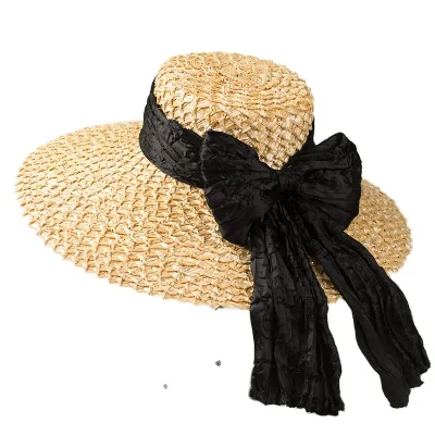 2021 Sombrero De Mujer Big Lace Flat Large Straw Hats Wide Brim Bow Ribbon Vintage Elegant Beach Hats
2021 Sombrero De Mujer Big Lace Flat Large Straw Hats Wide Brim Bow Ribbon Vintage Elegant Beach Hats