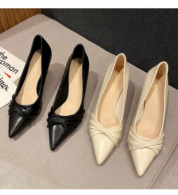 New stiletto pointed high heels women shoes with fashionable design women's casual shoes, Picture shows
New stiletto pointed high heels women shoes with fashionable design women's casual shoes, Picture shows