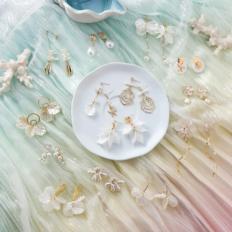 CLARMER South Korea Sweet earrings Special-Shaped Pearl Earrings All Match Cold Starfish Shell Earrings For Woman, Custom
CLARMER South Korea Sweet earrings Special-Shaped Pearl Earrings All Match Cold Starfish Shell Earrings For Woman, Custom