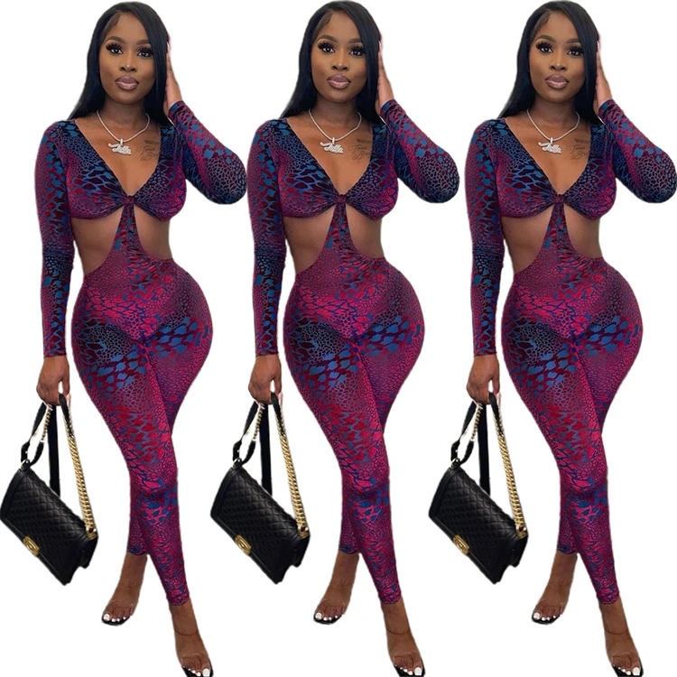 Best Design Print V Neck Long Sleeves Sexy Bodycon Hollow Out Jumpsuit Women Trendy Jumpsuits 2021 Club
Best Design Print V Neck Long Sleeves Sexy Bodycon Hollow Out Jumpsuit Women Trendy Jumpsuits 2021 Club