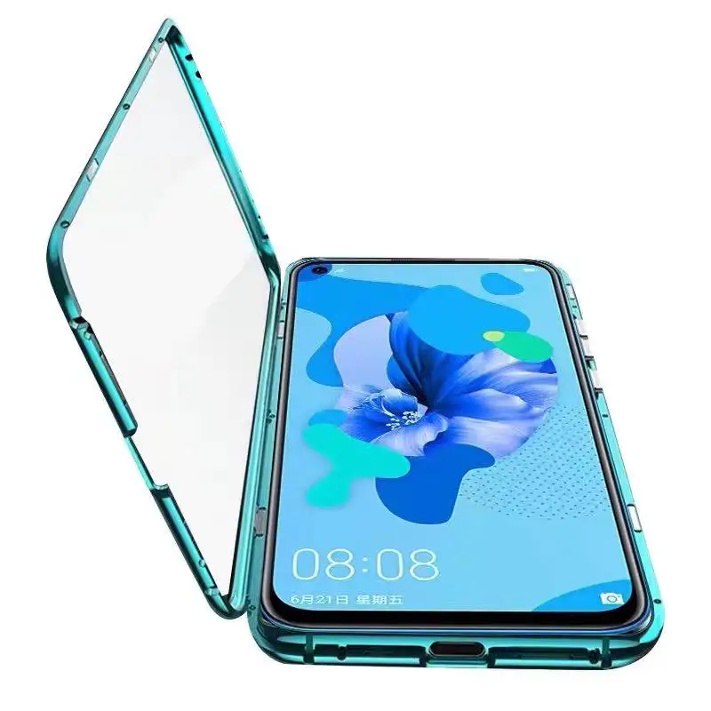 Metal magnetic high-quality single-sided glass anti-fall protective cover is suitable for Huawei p40pro mobile phone case, 4 colors
Metal magnetic high-quality single-sided glass anti-fall protective cover is suitable for Huawei p40pro mobile phone case, 4 colors