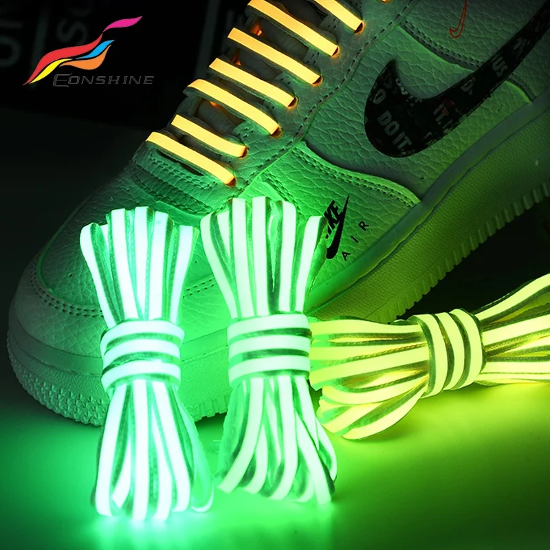 Luminous Semicircle Glow in Dark Hand String Oval Polyester Shoelace for Sneakers, 6 colors, green, yellow, blue, pink, orange, mint
Luminous Semicircle Glow in Dark Hand String Oval Polyester Shoelace for Sneakers, 6 colors, green, yellow, blue, pink, orange, mint