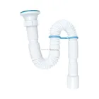 PVC flexible wash basin drain pipe ,waste drain hose, kitchen sink drainage hose