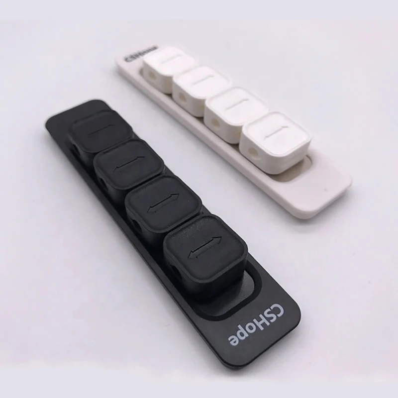 Fashion Adhesive High Quality Silicone Magnetic Data Cable Organizer For Charger Cables, White, black
Fashion Adhesive High Quality Silicone Magnetic Data Cable Organizer For Charger Cables, White, black