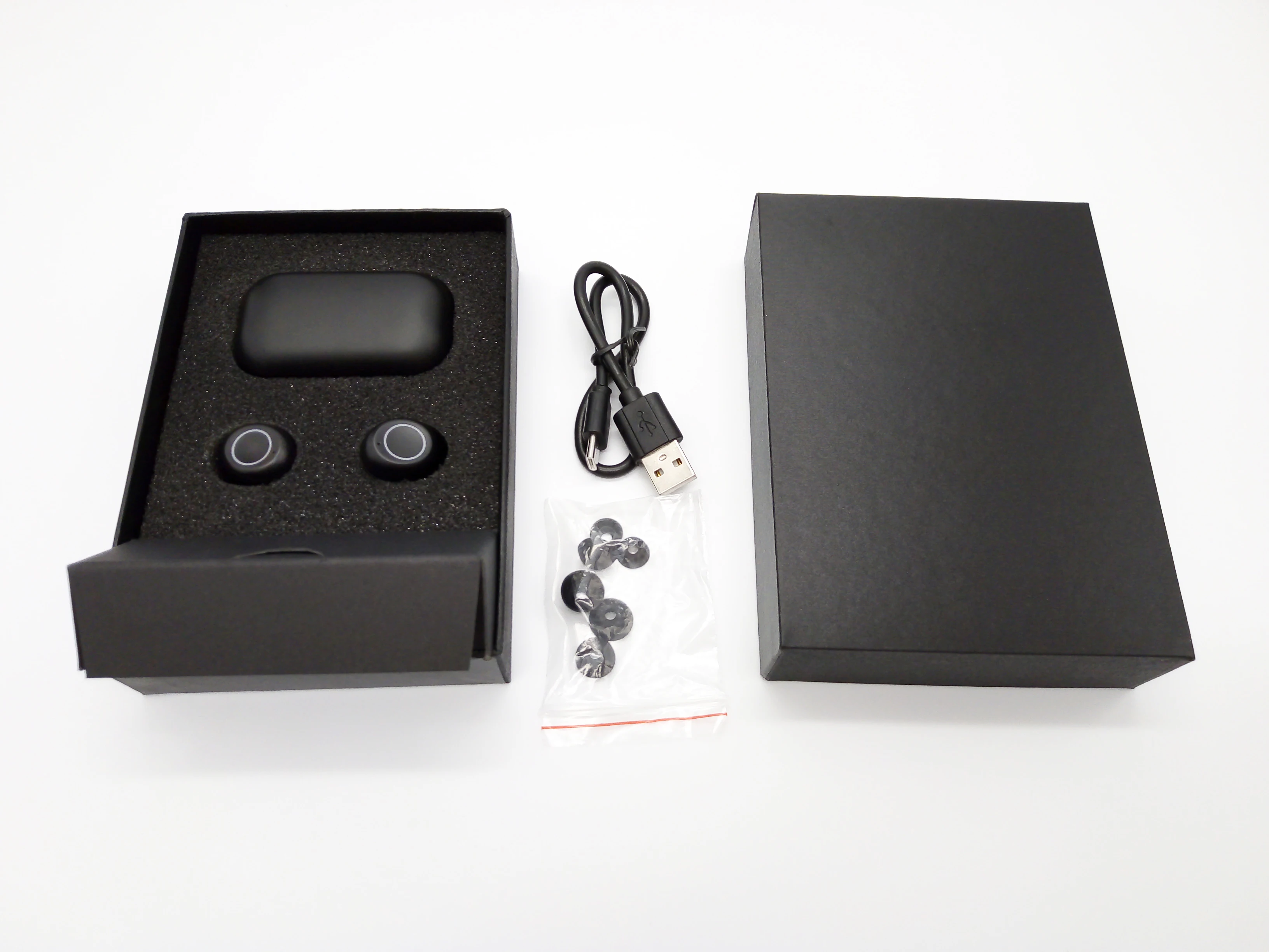 Wireless Earbuds Blue tooth 5.0 TWS Earphones Type-C Wireless Charging Sport Headphones - ANKUX.COM