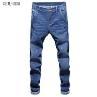 OEM custom high men skinny jeans in blue ripped and repaired with an embroidered logo jeans
OEM custom high men skinny jeans in blue ripped and repaired with an embroidered logo jeans