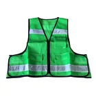 Custom Green High Visibility Reflective vest