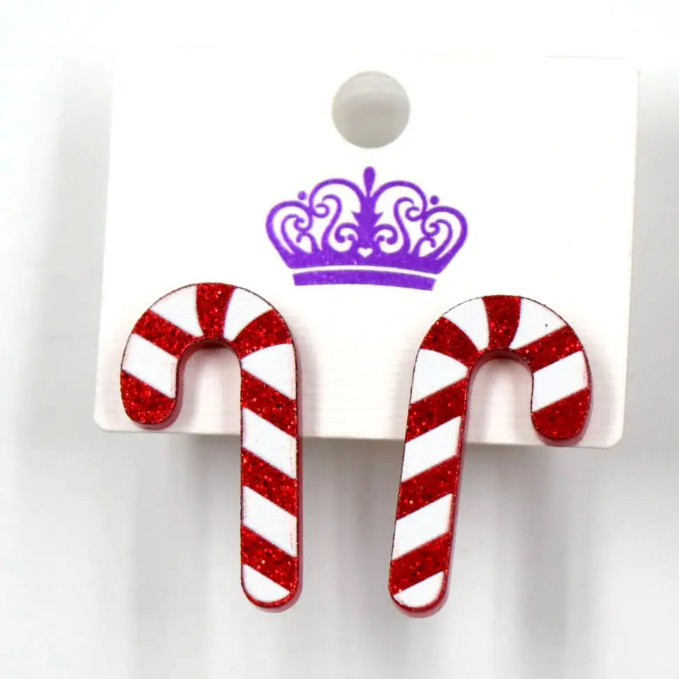 ERS544ER1261 Best Selling Christmas Laser Cut Acrylic Red Glitter Candy Stud Earrings
ERS544ER1261 Best Selling Christmas Laser Cut Acrylic Red Glitter Candy Stud Earrings