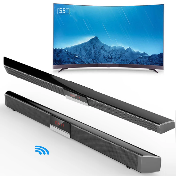 High quality wall mounted rc home theater system BT5.0 wireless computer mobile TV soundbar speaker with CE FCC ROHS, High light black
High quality wall mounted rc home theater system BT5.0 wireless computer mobile TV soundbar speaker with CE FCC ROHS, High light black