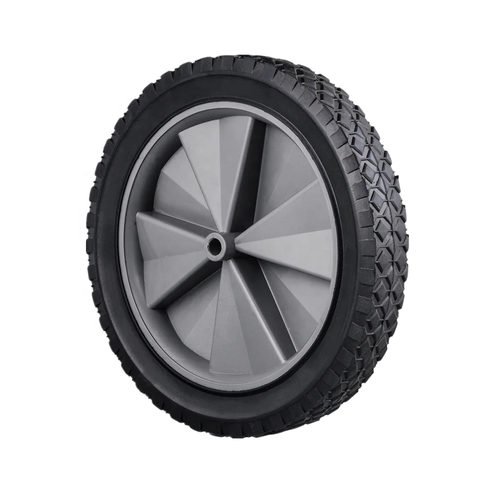 12 inch solid rubber wheels and tires for air dehumidifier, log splitter, trolley