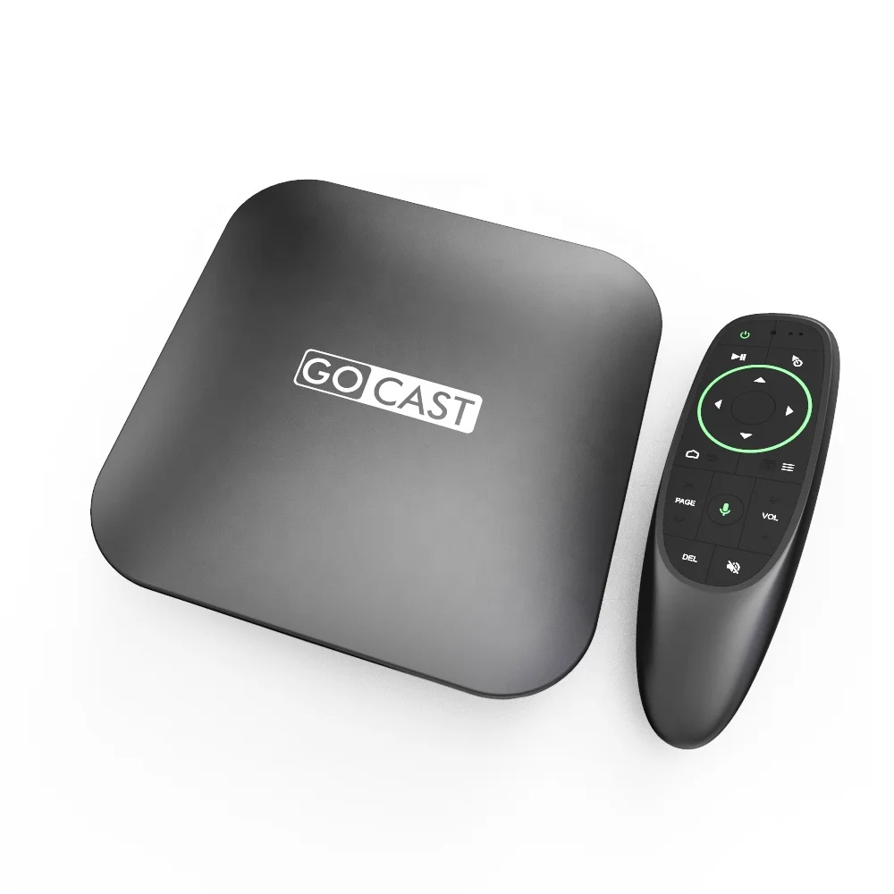 Gocast Amlgoic S905X3 Android 9 tv box 4K 4gb ram 64gb rom Streaming Media Player Ultra HD 8K H.265 Tv box
Gocast Amlgoic S905X3 Android 9 tv box 4K 4gb ram 64gb rom Streaming Media Player Ultra HD 8K H.265 Tv box
