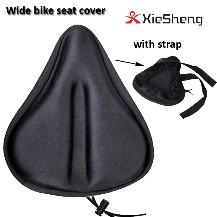 Large Bike Seat Cushion (11 inches x 10 inches) Wide Gel Soft Pad Most Comfortable Exercise Bicycle Saddle Cover for bike, Black
Large Bike Seat Cushion (11 inches x 10 inches) Wide Gel Soft Pad Most Comfortable Exercise Bicycle Saddle Cover for bike, Black