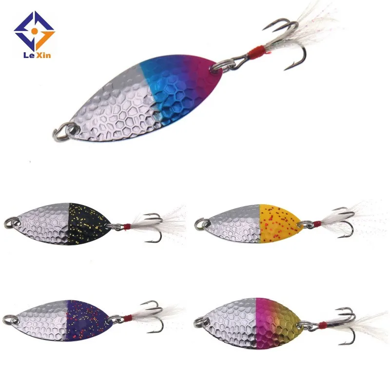 Artificial 14g 5pcs/box Trout Spoon Colorful Iron Metal lure Tackle bait Artificial spoon fishing lure, 5colors
Artificial 14g 5pcs/box Trout Spoon Colorful Iron Metal lure Tackle bait Artificial spoon fishing lure, 5colors