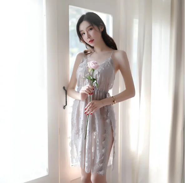 Lace Cotton Woman Sleepdress Girls Sleepwear Set, Wine,light green,pink,purple,grey,white,black
Lace Cotton Woman Sleepdress Girls Sleepwear Set, Wine,light green,pink,purple,grey,white,black