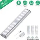 Night Light Sensor Light Lamp 3W 30led Motion Human Sensor Cabinet Night Light Closet Lamp