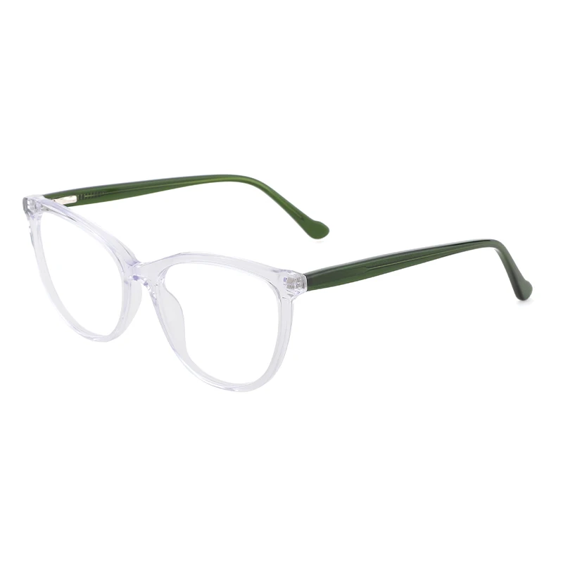 YC Bluk Stock Double color clear eyewear thin frame unisex ladies transparent acetate optical eyeglasses frames, Custom colors
YC Bluk Stock Double color clear eyewear thin frame unisex ladies transparent acetate optical eyeglasses frames, Custom colors