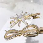 celebrity pearl water drill hair clip home bow frog clip word clip bangs