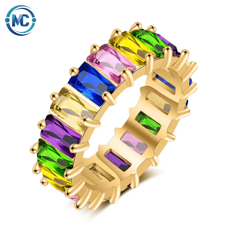 2021 Hot Selling Shiny Crystal Rainbow Zircon Gemstone Diamond Rings Women Gifts, As the picture
2021 Hot Selling Shiny Crystal Rainbow Zircon Gemstone Diamond Rings Women Gifts, As the picture