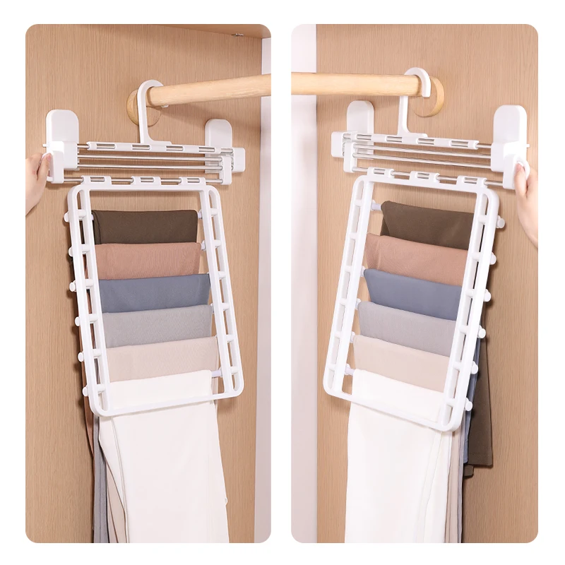 Haixin amazon hot selling plastic magic clothes hanger space saving pant rack, White
Haixin amazon hot selling plastic magic clothes hanger space saving pant rack, White