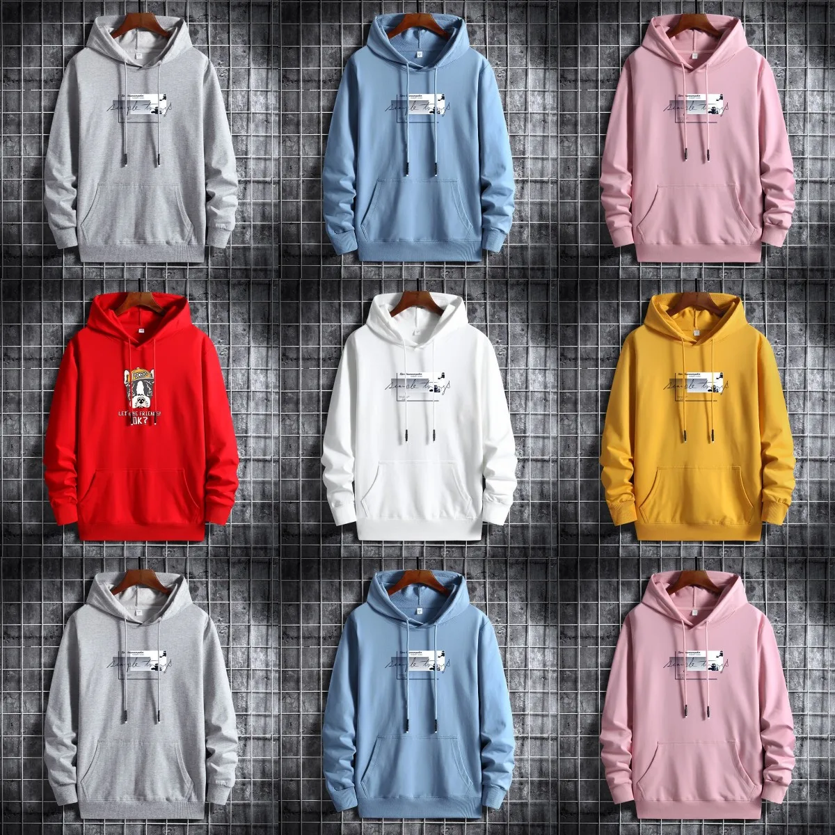 High quality men's hoodies Factory stock spot wholesale men's sweatshirts cheap men's clothing hoodies
High quality men's hoodies Factory stock spot wholesale men's sweatshirts cheap men's clothing hoodies