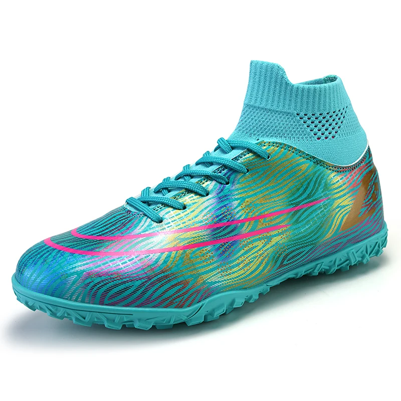 High quality men's and women's lovers' fashion trend sepatu Bola krampon non slip sports football shoes are customized
High quality men's and women's lovers' fashion trend sepatu Bola krampon non slip sports football shoes are customized