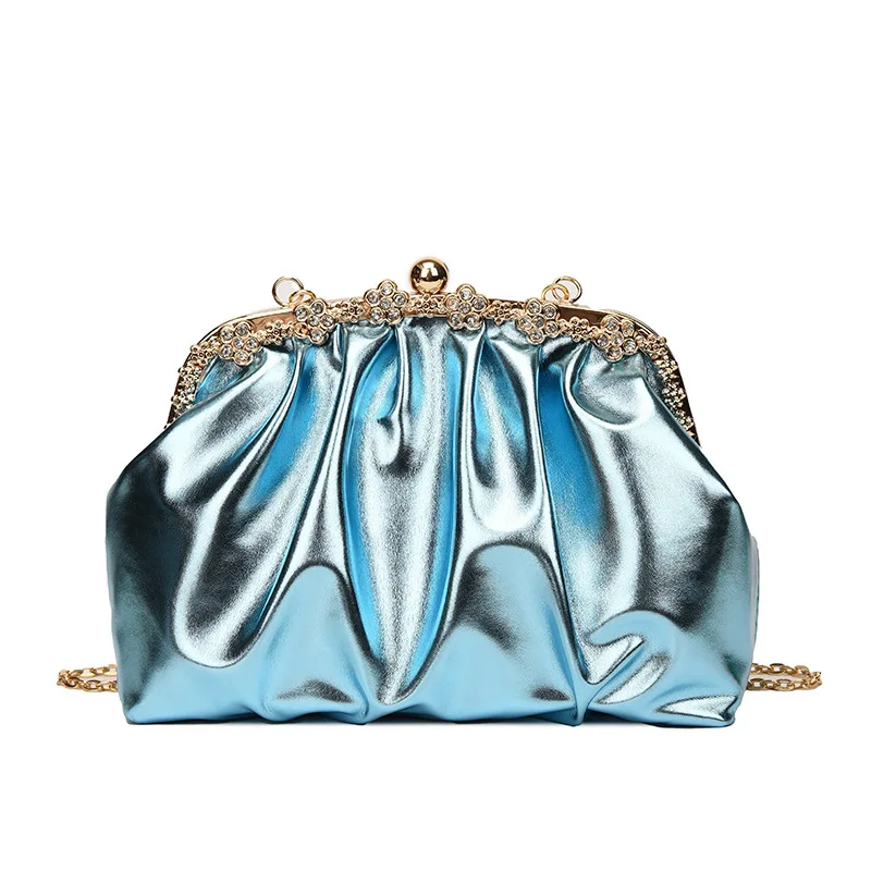 Luxury wedding women handbag ladies party purse chain shiny leather clutch bag evening bags
Luxury wedding women handbag ladies party purse chain shiny leather clutch bag evening bags
